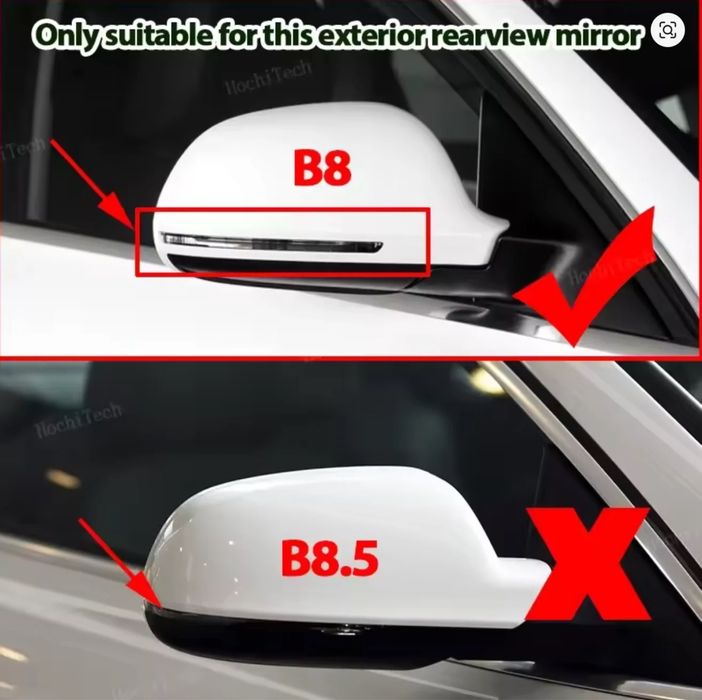 Батман капаци за Audi A4 B8 Ауди А4 Б8 с мигач в Капака преди фейс