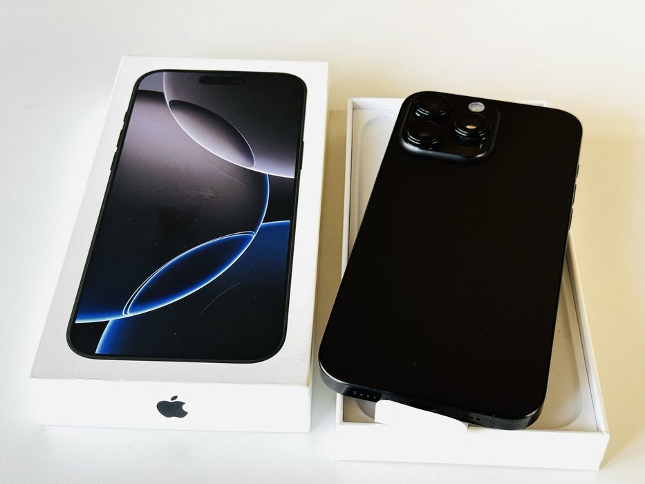 Iphone 16 Pro Max 256GB Black 96% Батерия! Гаранция 6 месеца