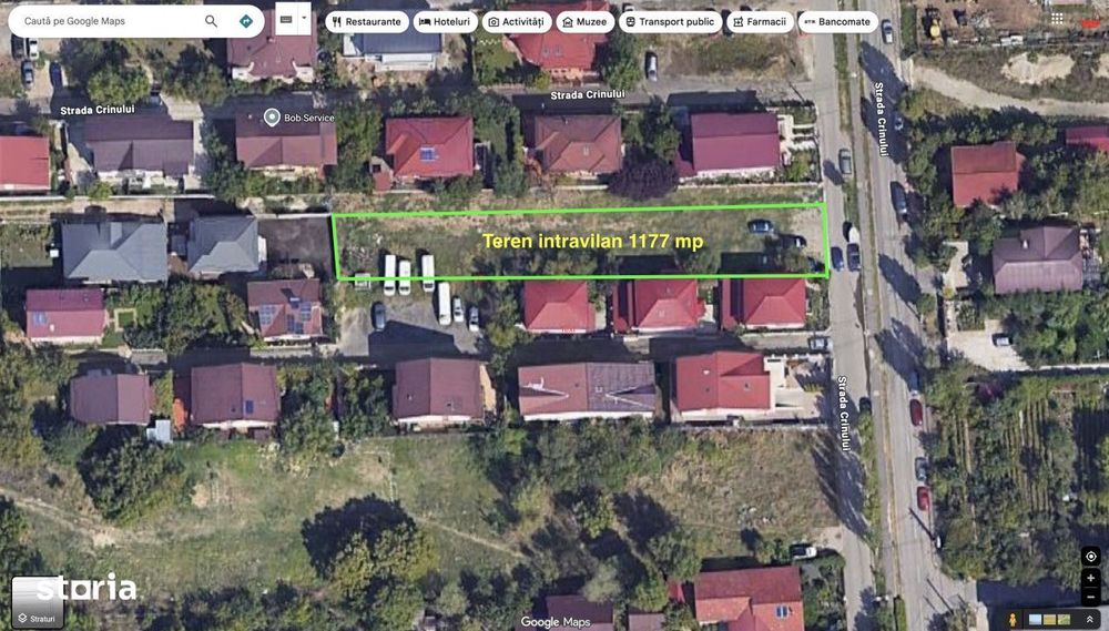 Teren pentru dezvoltare imobiliara Apeductului- Crinului