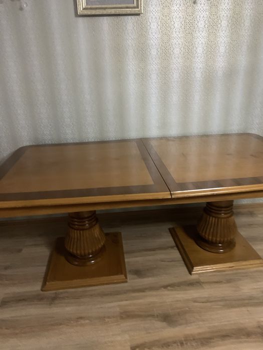 деревянный раздвижной стол