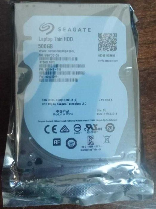 HDD жесткие диски 5ООGb