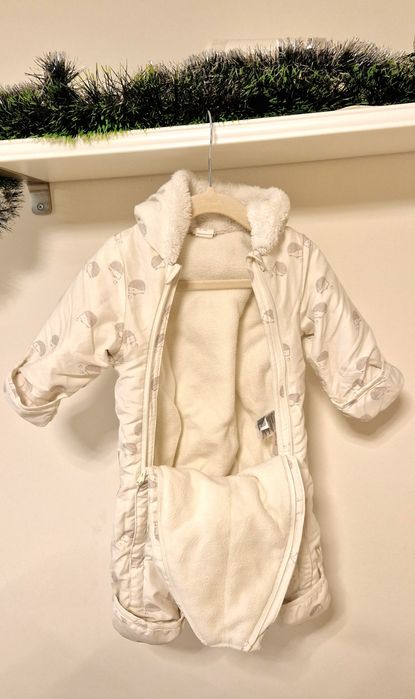 Бебешки космонавт H&M, размер 62,  2-4 месеца