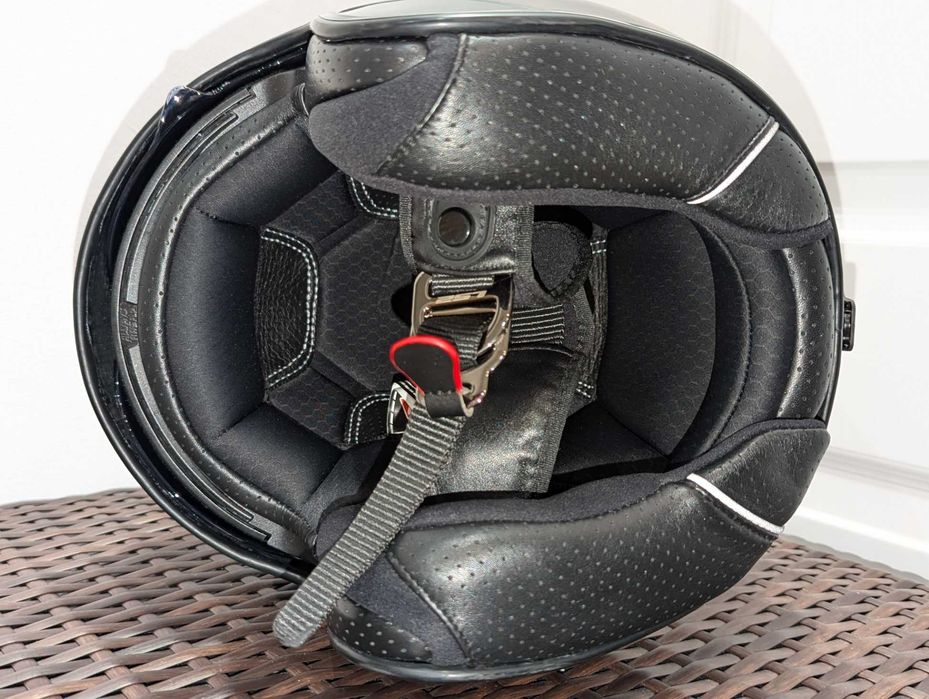 Casca moto chopper LS2 BOB Carbon, marime L -open face, ochelari soare