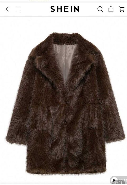 Палто от изкуствена кожа