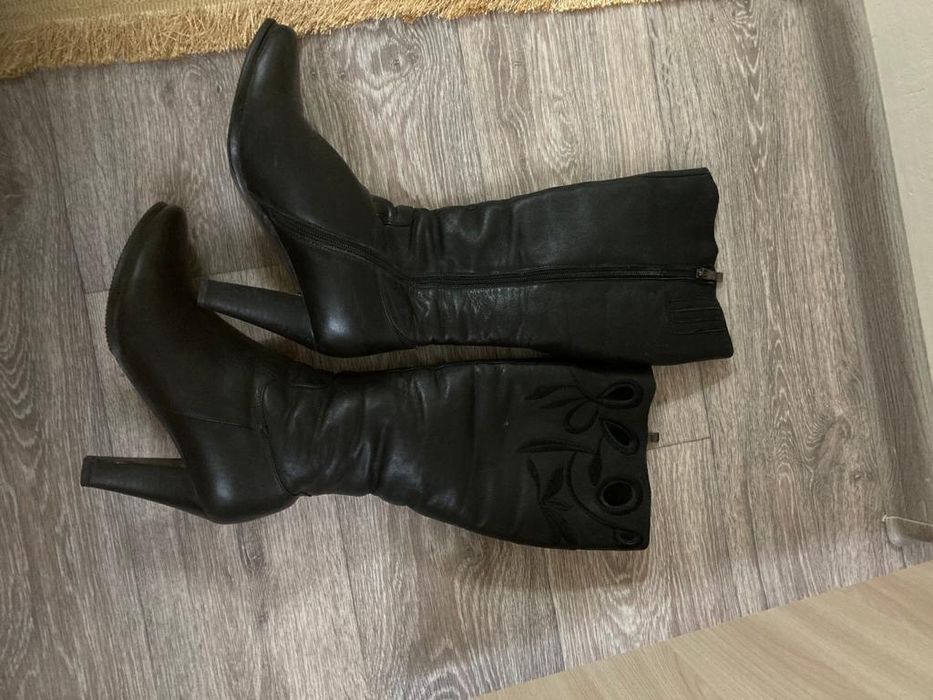 Продам сапоги чистая кожа