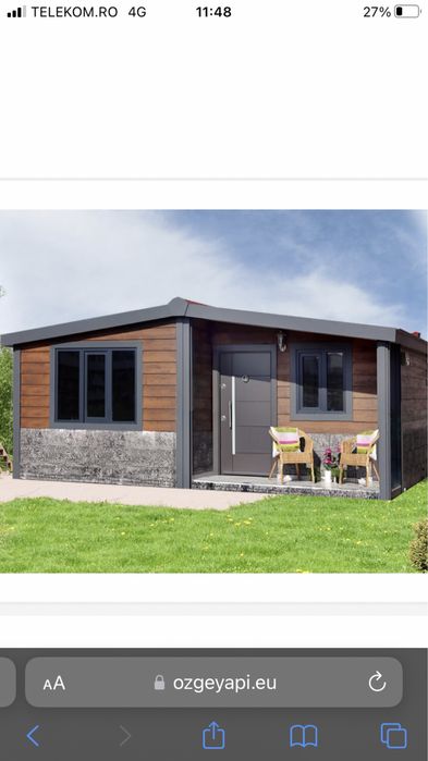 Panouri termoizolante și case pe structura metalică