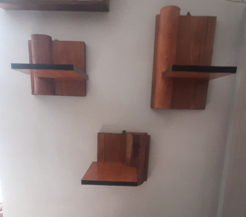 Настенные подставки для цветов из дерева