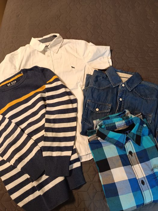 Лот от детски есенно-зимни дрехи ръст134-140