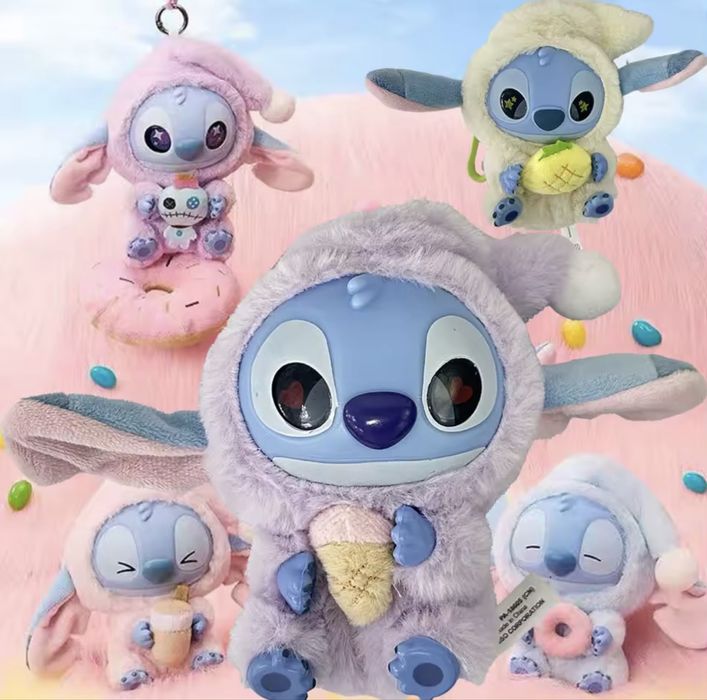 Labubu stitch плюшена играчка/Лабубу Стич плюшена играчка