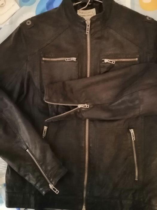 Geaca piele naturala