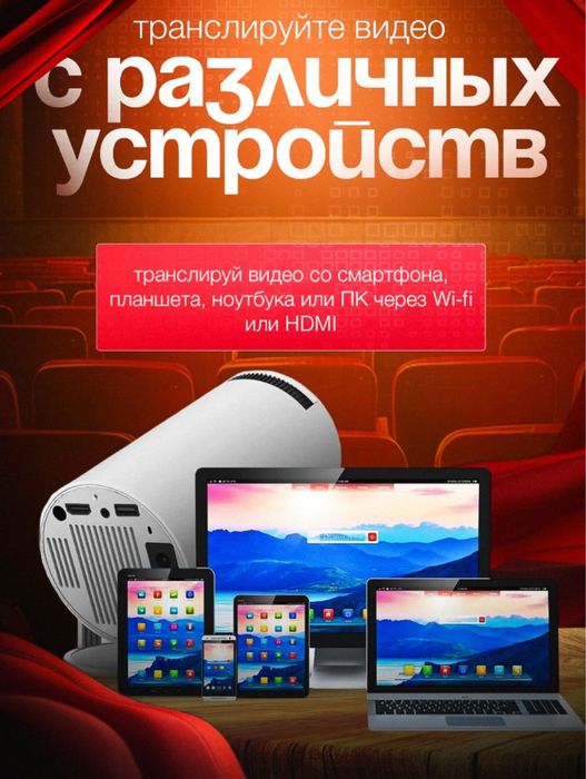 Sifatli Devorga toshuvchi Proyektor