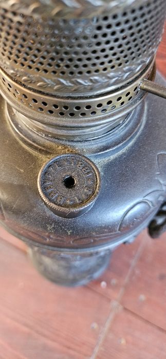 Антична бронзова газова лампа