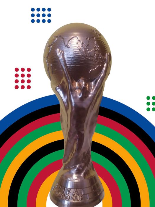 Макет на Купата на Световното по футбол - символ на великата игра! FWC