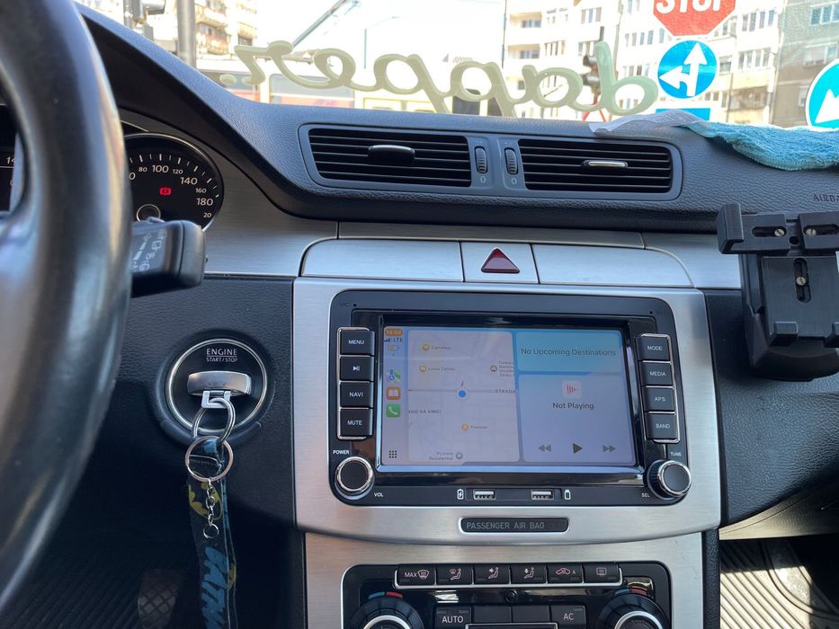 Navigatie Android Carplay Rns510 Waze Passat Golf Vw Skoda Tiguan Seat