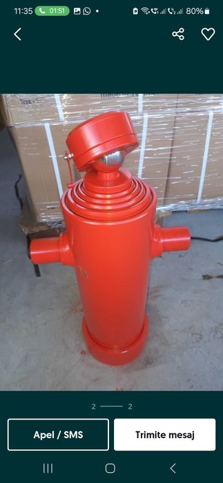 Cilindru basculare 15 tone 5 trepte