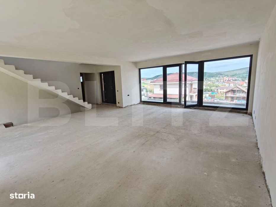 Casa individuala, 280mp, 500 teren, garaj dublu, terasa circulabila, C
