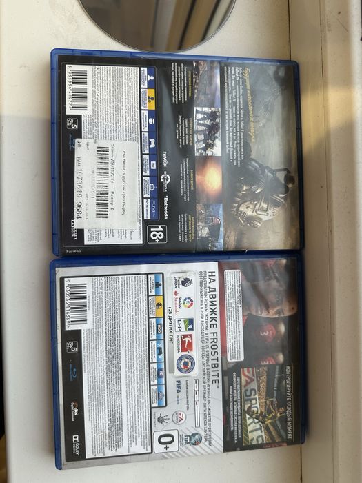 Продаю игры на дисках для PlayStation 4