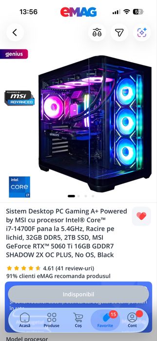 Vand pc gaming plus monitor allianware