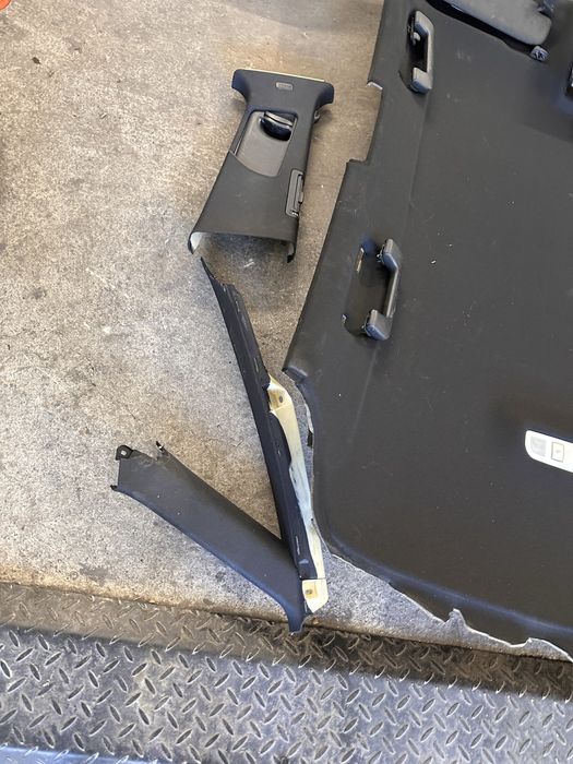 Черен таван ауди а6 4ф седан пълен комплект