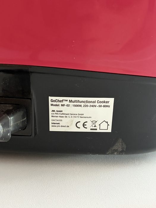 Aparat Gatit Electric GoChef 8 in 1 Cooker 5L - JML