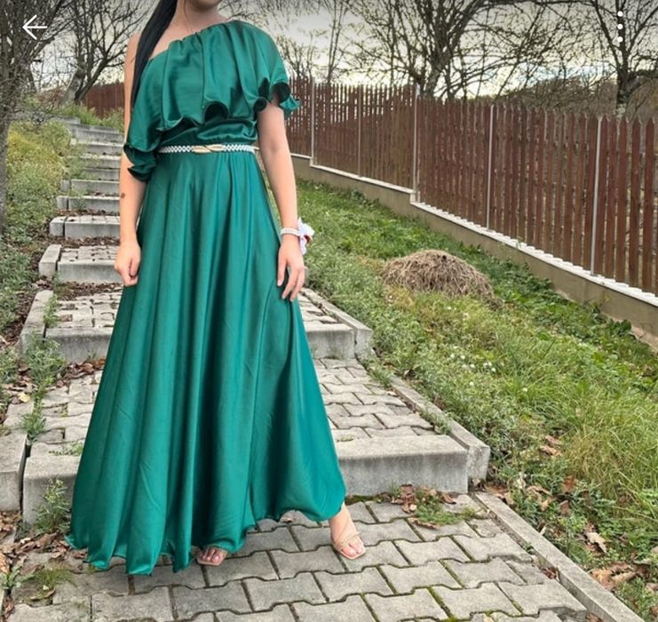 Rochie lunga verde