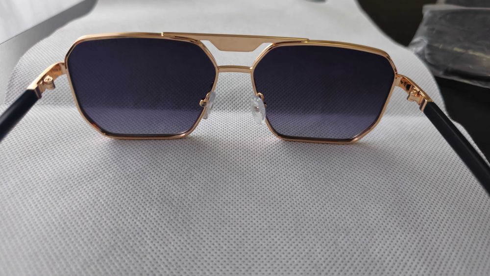 Ochelari de soare Prada gold polarizat