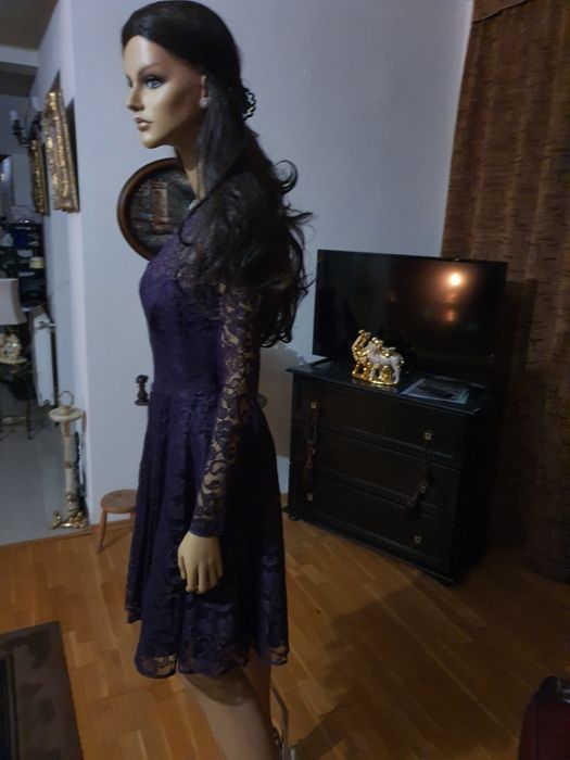 Rochie dantela mov
