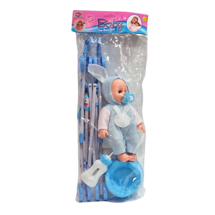 Кукла бебе с количка за кукли