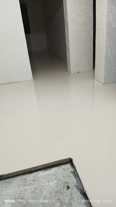 Nalivnoy pol (O‘zi tekislanuvchi pol) – Sifatli va Ideal Tekislik!