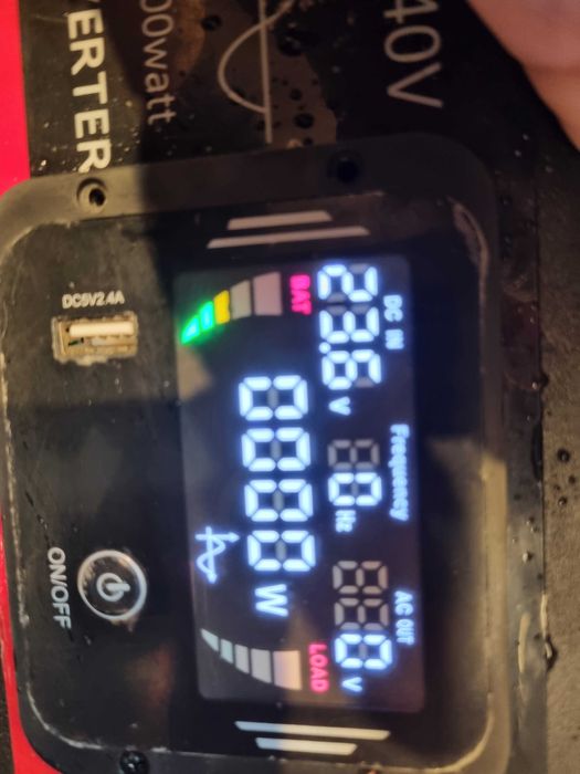 Defect Jiguun Pure sine inverter 24v 2000W