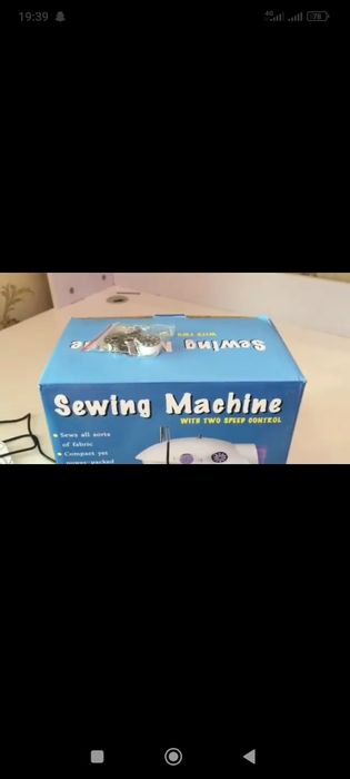 Portativ tikuv mashinasi, pedal bilan Mini Sewing Machine SM202

 Mini