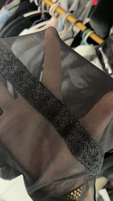 Черные топ и блузка