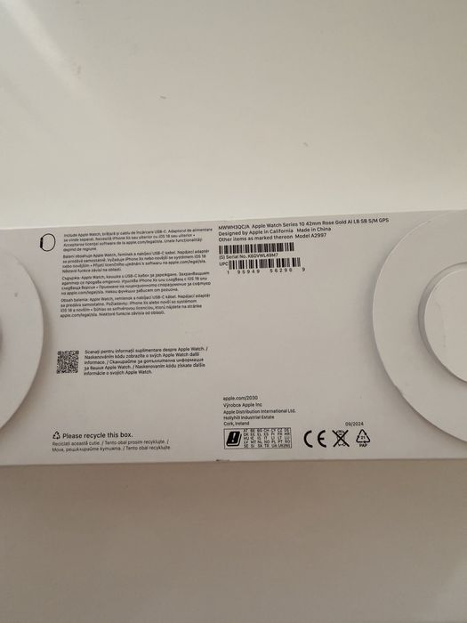 Apple watch seria 10 roze