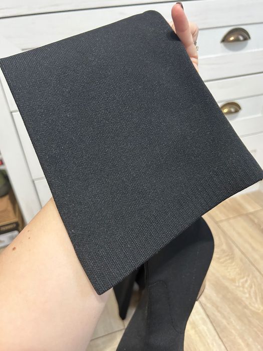 Cizme material textil Bershka