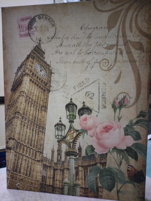 картина пано Лондон ретро стил