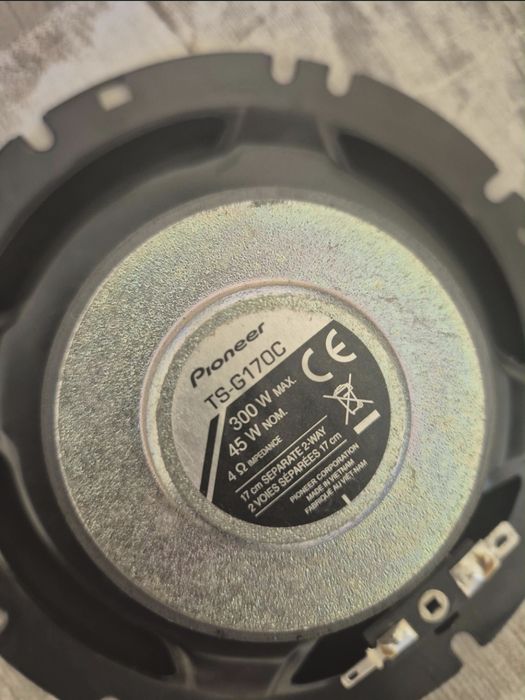 Авто говорители Pioneer TS-G170C – 17см (300W)
