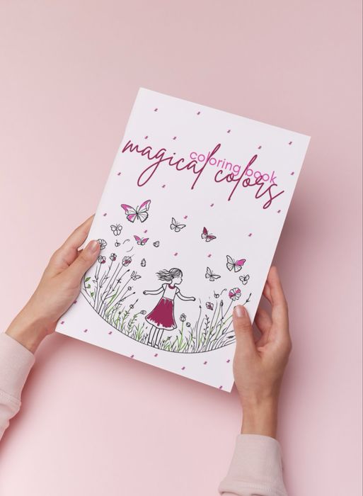 Уникальная раскраска для девочек “Magical Colors”