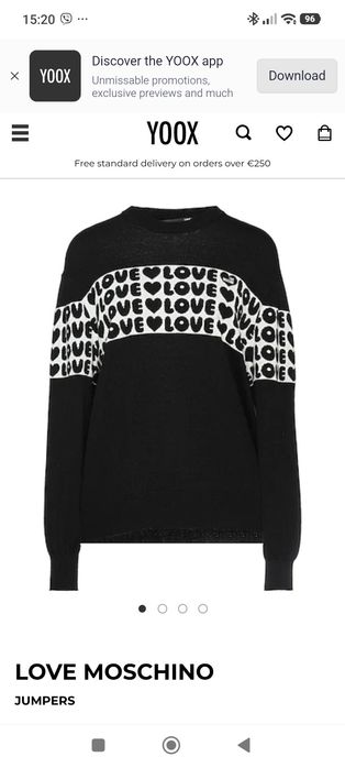 Оригинален пуловер Love Moschino