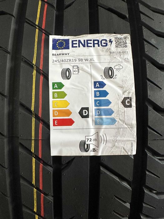 Нови Летни Гуми BEARWAY BW118 245/40R19 98W XL Нов DOT