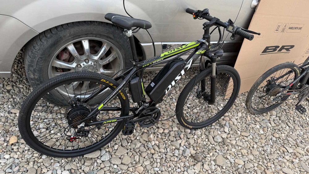 Bicicleta electrica, roata 26, 48V, 10AH 3 viteze pe electric, 21 vit