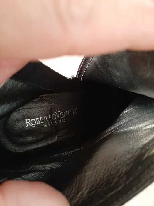 Италиански боти Roberto Venuti  с шипове висок ток 39 номер