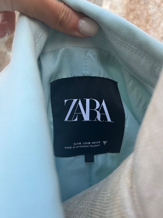 Дълго Сако Зара Синьо