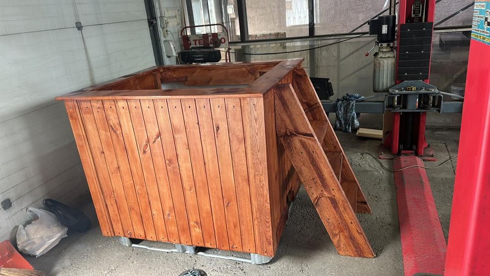 Купель новая размер   1.2* 1 м. ( в наличии и на заказ)