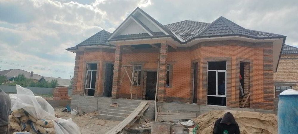 Узбек бригада стройка крыша потолок