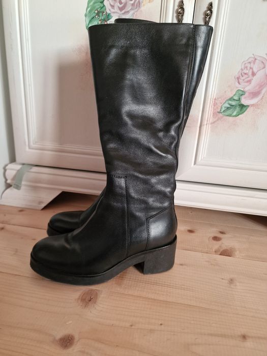 Cizme Anna Cori piele