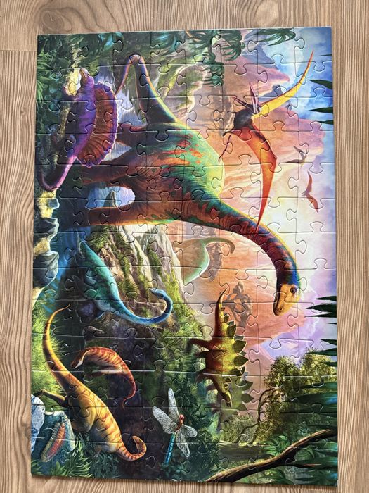 Set 6 puzzleuri animale, dinozauri și trenulețul Thomas