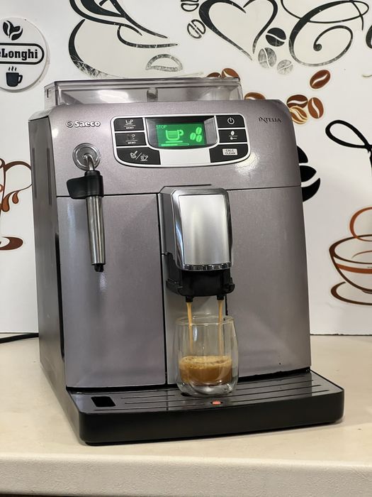 Кафемашина кафе автомат Saeco intelia с гаранция