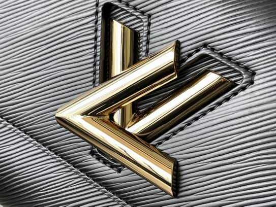 Geanta LV Louis Vuitton Twist 23 cm, negru, Premium