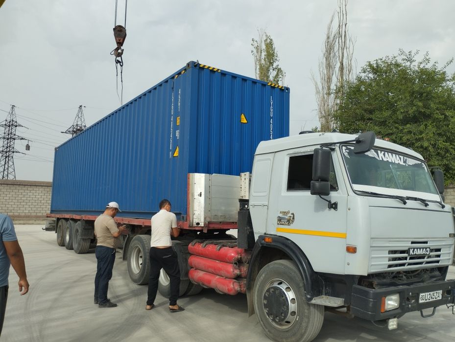 12 Ta viloyat Konteyner yetqazib beramz 1300$ 12 metrli