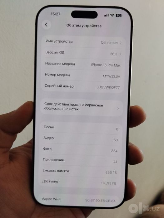 Iphone 16 Pro Max sotiladi.
